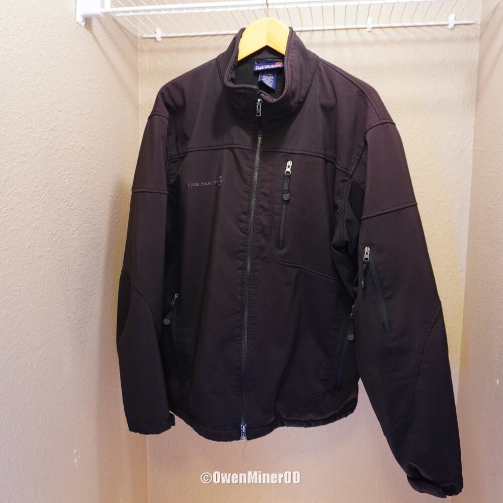 Free Country Black Outer Shell Jacket X-Large